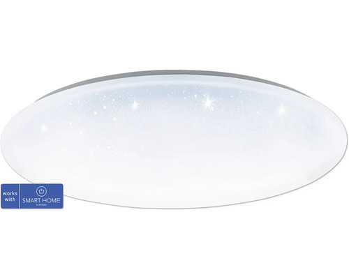 LED stropné svietidlo Eglo Crosslink 11,2 W 4960 lm 2700-6500 K biele s efektom kryštálu - kompatibilné so SMART HOME by hornbach