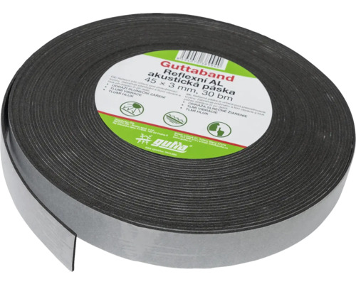 Reflexný akustický pás Guttaband AL 45 x 3 mm, 30 bm Guttaband akustická páska Reflexní AL 45 x 3 milimetre, 30 bežných metrov rolka