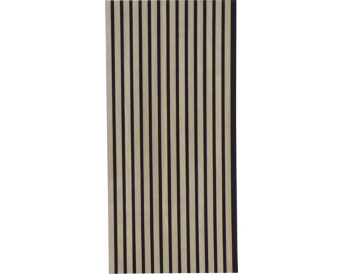 Akustický panel z dreva s vertikálnymi lamelami