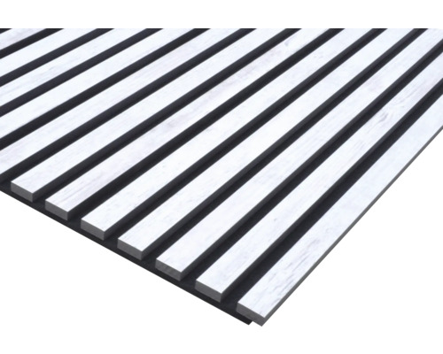 Akustický panel PET + MDF 19x572,5x1195 mm vintage fóliovaný Akustický panel z drevených lamiel na plstenom podklade