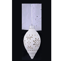 Vianočná ozdoba so vzorom snehovej vločky