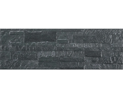 Obklad imitácia kameňa Staus black mate 20,5x61,5 cm