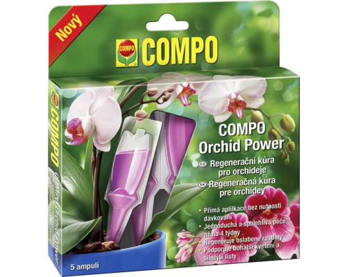 Listový kondicionér na orchidey COMPO regeneračná kôra 5x 30 ml