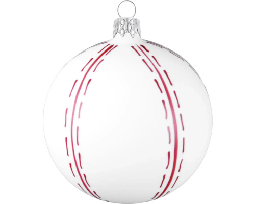 Vianočná ozdoba s motívom baseballového švu