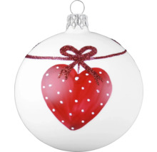 Vianočná ozdoba s motívom srdca