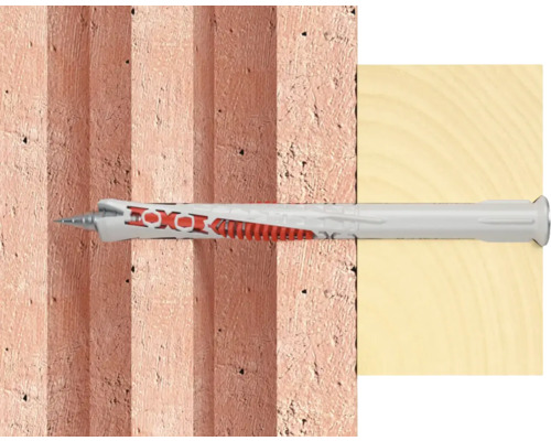 Univerzálna hmoždinka v stene a dreve