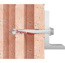 Upevnenie hmoždinkou v tehlovej stene