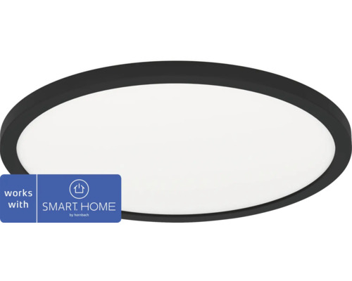 LED stropné svietidlo Eglo Crosslink 14,6 W 1700 lm 2700-6500 K čierne stmievateľné - kompatibilné so SMART HOME by hornbach