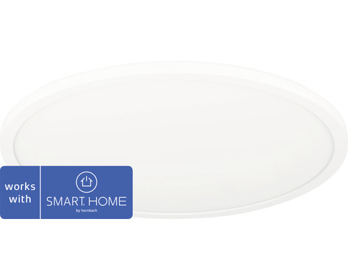 LED stropné svietidlo EGLO crosslink.z 6.5 W 2200 lm 2700-6500 K biele - kompatibilné so SMART HOME by hornbach LED stropné svietidlo EGLO crosslink.z 6.5 W 2200 lm 2700-6500 K biele - kompatibilné so SMART HOME by hornbach