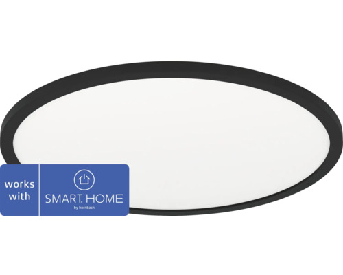 LED stropné svietidlo EGLO crosslink.z 6.5 W 2200 lm 2700-6500 K čierne - kompatibilné so SMART HOME by hornbach LED stropné svietidlo EGLO crosslink.z 6.5 W 2200 lm 2700-6500 K čierne - kompatibilné so SMART HOME by hornbach