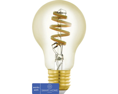 LED žiarovka Eglo Crosslink A60 E27 / 5,5 W ( 35 W ) 400 lm 2200-6500 K amber - kompatibilná so SMART HOME by hornbach Žiarovka s LED technológiou a kompatibilitou s inteligentnou domácnosťou