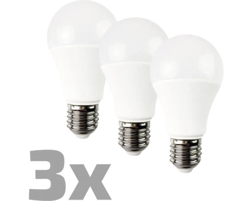 LED žiarovka EURAKLES E27 / 11 W 1055 lm 3000 K 3 ks Tri LED žiarovky
