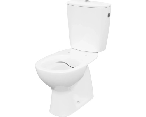 Biele stojace WC s nádržkou