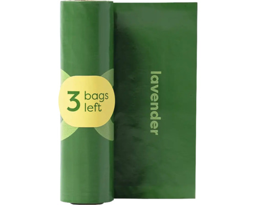 Rolka vriec na odpadky s potlačou levandule