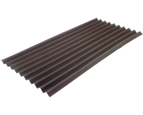 Asfaltová vlnitá doska Onduline BASE hnedá 2000x855 mm Vlnitá doska z plastu