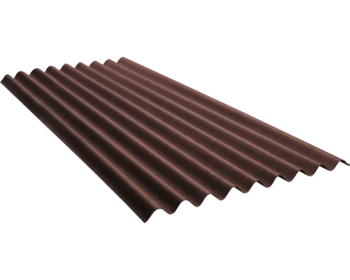 Asfaltová vlnitá doska Onduline BASE červená 2000x855 mm Vlnitá doska na strechy