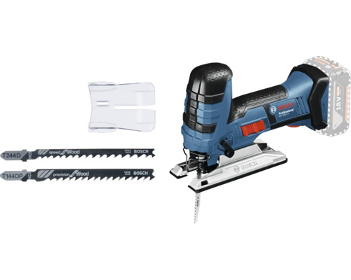 Akumulátorová priamočiara píla s pílovými listami a ochranou proti trieskam