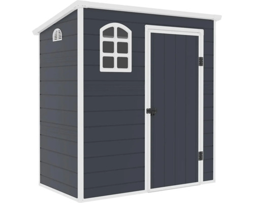 Záhradný domček s oknom a dverami