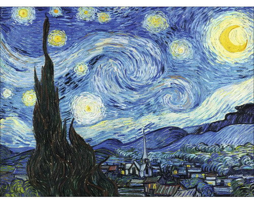 Obraz na plátne Van Gogh The Starry Night 77x57 cm