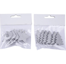 Balenia s plstenými hviezdami a vianočnými stromčekmi na dekoráciu