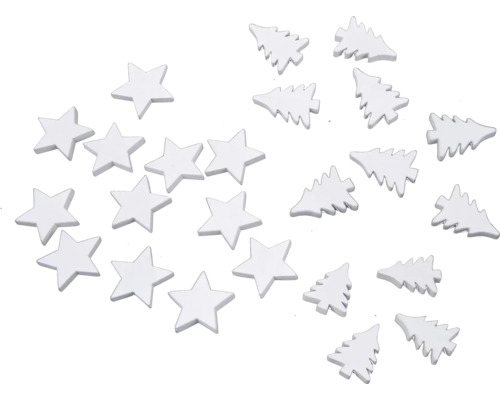 Dekoratívne hviezdy a vianočné stromčeky z dreva