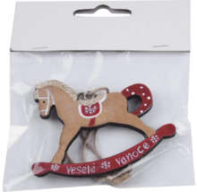 Ozdoba na vianočný stromček hojdací koník vo vrecku