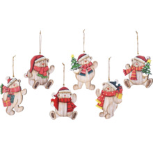 Dekoratívne vianočné ozdoby s motívmi medveďov