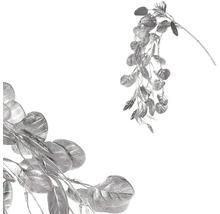 Dekoratívny strieborný eukalyptový veniec