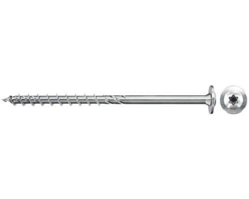 Konštrukčná skrutka Fischer FPF 6X140 mm, tanierová hlava, TORX TX, čiastočný závit, 200 ks