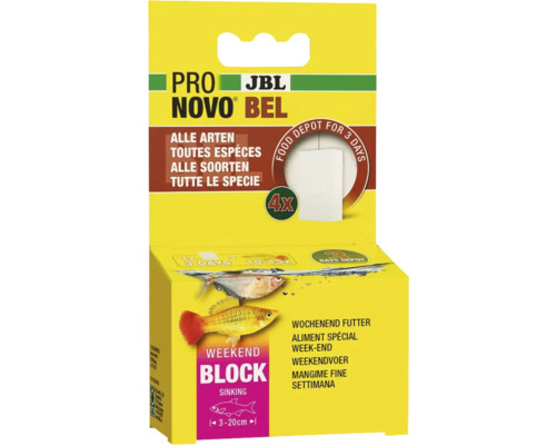 Víkendové krmivo pre akváriové ryby JBL ProNovo Bel Weekend 20 g