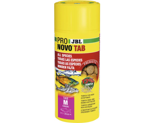 Krmivo pre ryby tablety JBL PRONOVO TAB M 100 ml