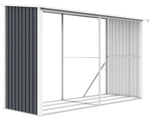 Kovový rám domčeka na náradie s oceľovými doskami