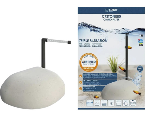 Filter CIANO CF STONE 80 cm sivý