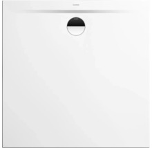 Štvorcová sprchová vanička s okrúhlym odtokom