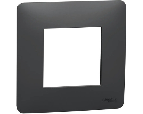 Rámček Schneider Electric Nová Unica Studio NU200254 antracit Prepínačový rám z plastu