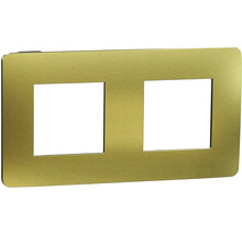 Dvojitý rámček pre vypínače a zásuvky