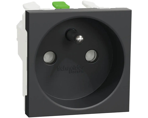 Zásuvka Schneider Electric Nová Unica NU305954E antracit Zásuvka s ochranným kontaktom a detskou poistkou od spoločnosti Schneider Electric