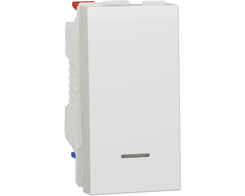 Vypínač Schneider Electric Nová Unica NU310318S r.6 striedavý s nulovou svorkou biely Svetelný spínač pre elektroinštaláciu
