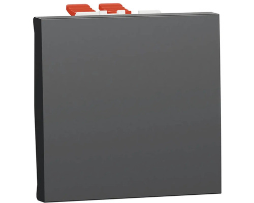 Vypínač Schneider Electric Nová Unica NU320554 r.7 krížový antracit Sivý kryt spínača