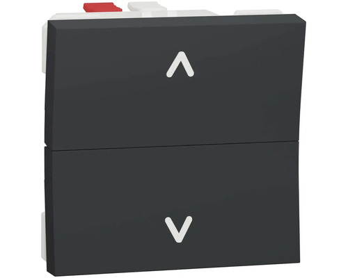 Tlačidlo Schneider Electric Nová Unica NU320754 žalúziové antracit Spínač so šípkami hore a dole na ovládanie