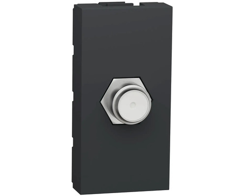 Anténna zásuvka Schneider Electric Nová Unica NU346854 F-konektor antracit Anténová zásuvka pre pripojenie antény