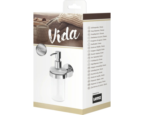 Balenie dávkovača mydla Lenz Vida, chróm