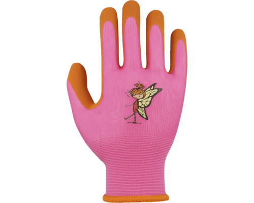 Detské rukavice Floralie Uni veľ. 4 ružovo-oranžové