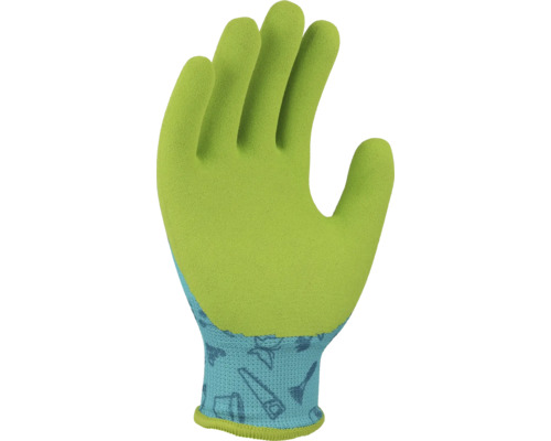 Záhradná rukavica so vzorom náradia