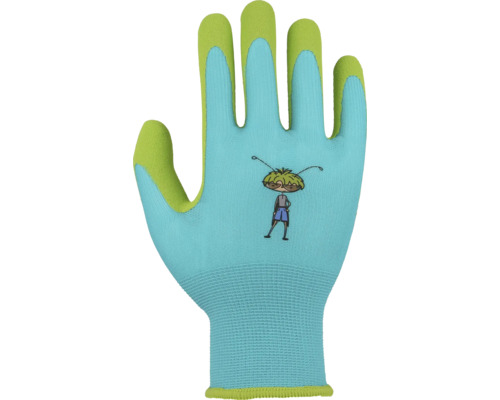 Detské rukavice Floralie Uni veľ. 3 modro-zelené