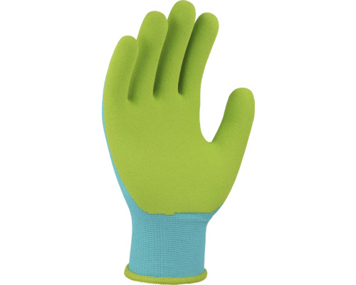 Záhradná rukavica s povrchovou úpravou pre lepší úchop