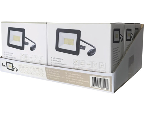 Balenie šiestich LED nástenných svietidiel