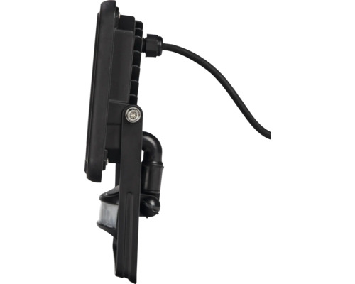 Vonkajší reflektor s pohybovým senzorom v pohľade z profilu