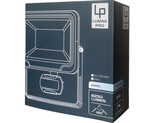 Balenie reflektora Lumak Pro s technickými detailmi