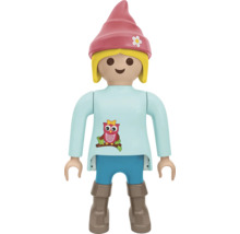 Playmobil figúrka dievča s čiapkou a dekorom sovy